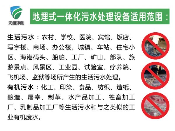 地埋式一体化污水处理设备