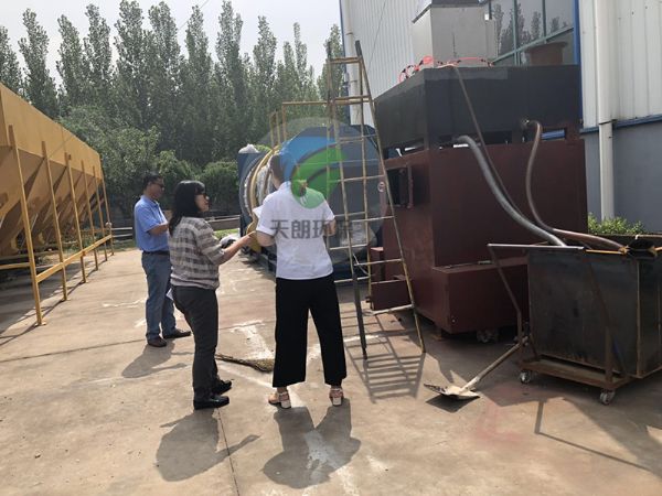 印尼客户参观考察山东天朗环保