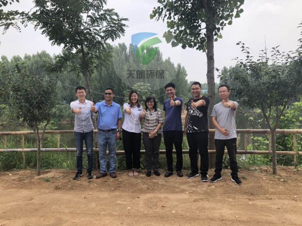 印尼客户参观考察山东天朗环保